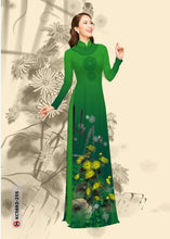Load image into Gallery viewer, 01 Set - Ao Dai - Traditional Vietnamese Long Dress Collections with Pants - Silk 3D - All Size
