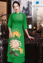 Load image into Gallery viewer, 01 Set - Ao Dai - Traditional Vietnamese Long Dress Collections with Pants - Silk 3D - All Size