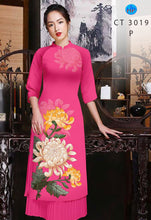 Load image into Gallery viewer, 01 Set - Ao Dai - Traditional Vietnamese Long Dress Collections with Pants - Silk 3D - All Size