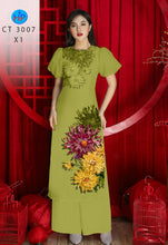 Load image into Gallery viewer, 01 Set - Ao Dai - Traditional Vietnamese Long Dress Collections with Pants - Silk 3D - All Size