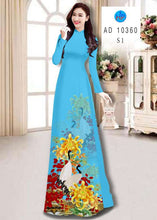 Load image into Gallery viewer, 01 Set - Ao Dai - Traditional Vietnamese Long Dress Collections with Pants - Silk 3D - All Size