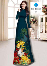 Load image into Gallery viewer, 01 Set - Ao Dai - Traditional Vietnamese Long Dress Collections with Pants - Silk 3D - All Size