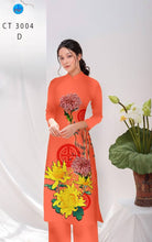 Load image into Gallery viewer, 01 Set - Ao Dai - Traditional Vietnamese Long Dress Collections with Pants - Silk 3D - All Size