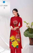 Load image into Gallery viewer, 01 Set - Ao Dai - Traditional Vietnamese Long Dress Collections with Pants - Silk 3D - All Size