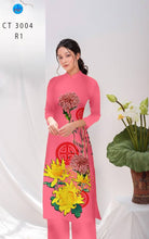 Load image into Gallery viewer, 01 Set - Ao Dai - Traditional Vietnamese Long Dress Collections with Pants - Silk 3D - All Size