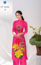 Load image into Gallery viewer, 01 Set - Ao Dai - Traditional Vietnamese Long Dress Collections with Pants - Silk 3D - All Size