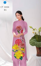 Load image into Gallery viewer, 01 Set - Ao Dai - Traditional Vietnamese Long Dress Collections with Pants - Silk 3D - All Size