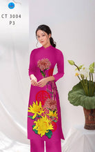 Load image into Gallery viewer, 01 Set - Ao Dai - Traditional Vietnamese Long Dress Collections with Pants - Silk 3D - All Size