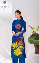 Load image into Gallery viewer, 01 Set - Ao Dai - Traditional Vietnamese Long Dress Collections with Pants - Silk 3D - All Size