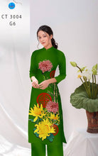 Load image into Gallery viewer, 01 Set - Ao Dai - Traditional Vietnamese Long Dress Collections with Pants - Silk 3D - All Size