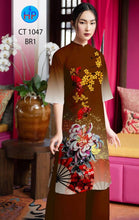 Load image into Gallery viewer, 01 Set - Ao Dai - Traditional Vietnamese Long Dress Collections with Pants - Silk 3D - All Size