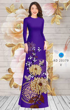 Load image into Gallery viewer, 01 Set - Ao Dai - Traditional Vietnamese Long Dress Collections with Pants - Silk 3D - All Size
