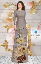 Load image into Gallery viewer, 01 Set - Ao Dai - Traditional Vietnamese Long Dress Collections with Pants - Silk 3D - All Size