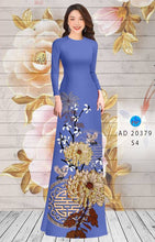 Load image into Gallery viewer, 01 Set - Ao Dai - Traditional Vietnamese Long Dress Collections with Pants - Silk 3D - All Size