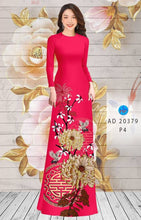 Load image into Gallery viewer, 01 Set - Ao Dai - Traditional Vietnamese Long Dress Collections with Pants - Silk 3D - All Size