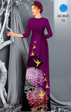 Load image into Gallery viewer, 01 Set - Ao Dai - Traditional Vietnamese Long Dress Collections with Pants - Silk 3D - All Size