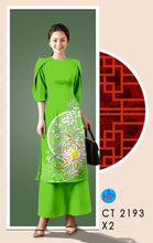 Load image into Gallery viewer, 1 Set - Ao Dai - Traditional Vietnamese Long Dress Collections with Pants - Silk 3D - All Size