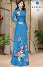 Load image into Gallery viewer, 1 Set - Ao Dai - Traditional Vietnamese Long Dress Collections with Pants - Silk 3D - All Size - Hoa Cuc