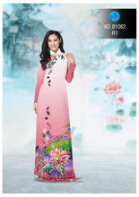 Load image into Gallery viewer, 1 sai - Traditional Vietnamese Long Dress Collections with Pants - Silk 3D - All Size - Hoa Cuc
