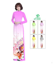 Load image into Gallery viewer, 1 sai - Traditional Vietnamese Long Dress Collections with Pants - Silk 3D - All Size - Hoa Cuc