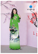 Load image into Gallery viewer, 1 sai - Traditional Vietnamese Long Dress Collections with Pants - Silk 3D - All Size - Hoa Cuc