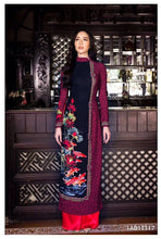 Load image into Gallery viewer, 1 Set - Traditional Vietnamese Long Dress Collections with Pants - Silk 3D - All Size - Hoa Cuc