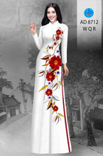 Load image into Gallery viewer, 1 Set - Ao Dai - Traditional Vietnamese Long Dress Collections with Pants - Silk 3D - All Size - Hoa Cuc
