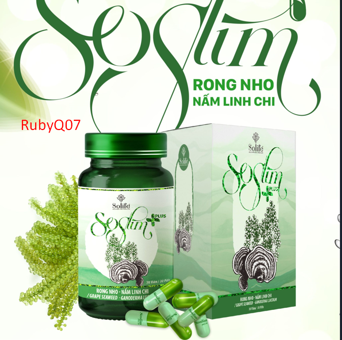 1x giam can Soslim Plus herbal weight loss for a slim body