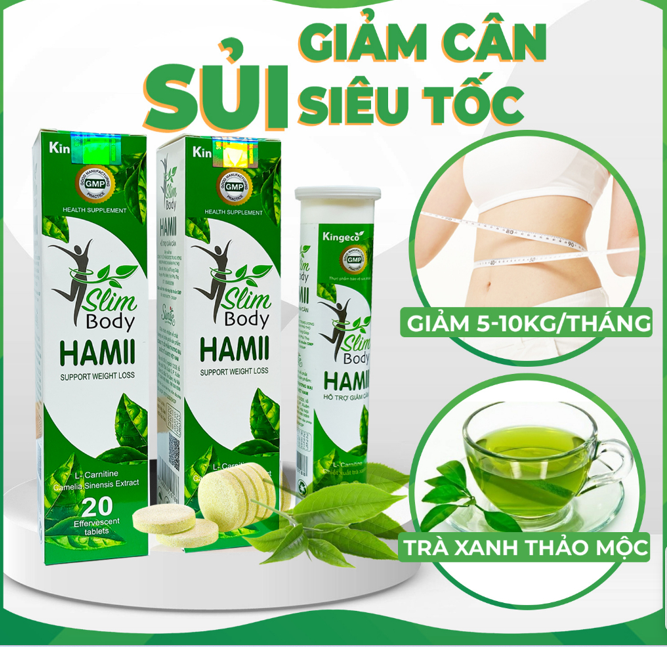 3 Boxes x Giam can Slim Body Hamii– Weight loss 100% herbal