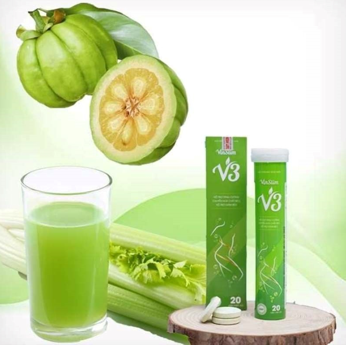 1x Giam can genuine Vin Slim V3 100% herbal weight loss -Free ship