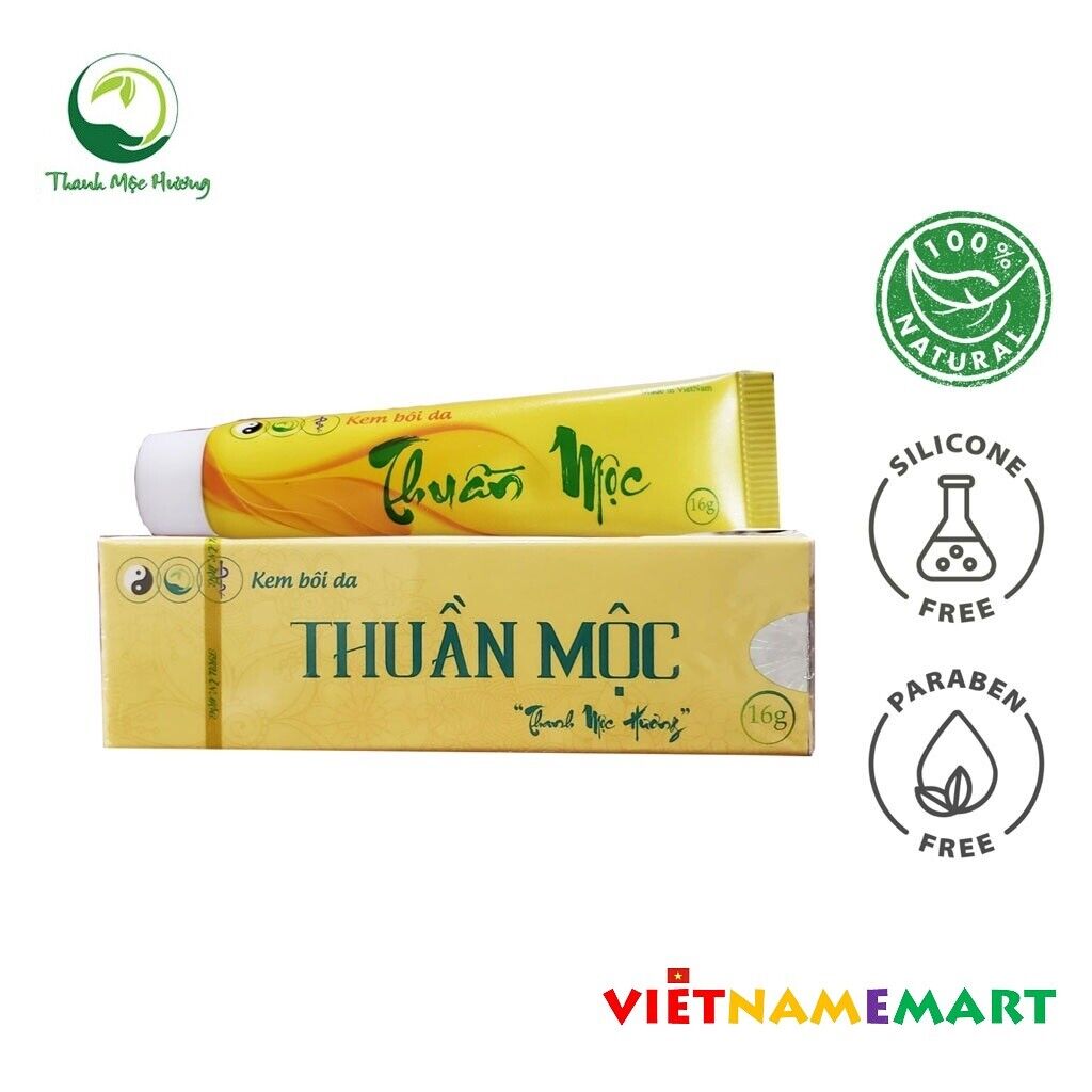 02 Boxes Thuan Moc 16g helps skin as atopic dermatitis, children with skin rashes, eczema