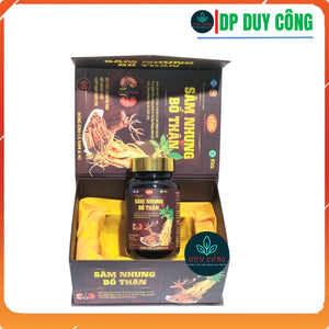 02 Boxes  - Hộp 60 viên - Sâm Nhung Bổ thận Nam Nữ - Hỗ trợ chứng thận hư ,thận yếu - Dược Phẩm Duy Công