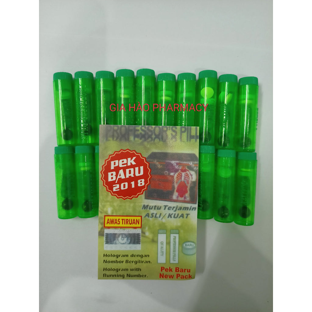 02 Boxes - Hỗ trợ Xương khớp - Khớp Xanh Malaysia KELUARAN BARU PROFESSOR PILL hộp 20 ống