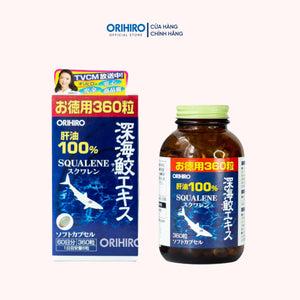 Viên uống dầu gan cá ORIHIRO Nhật Bản hỗ trợ xương khớp, tim mạch 360 viên/lọ