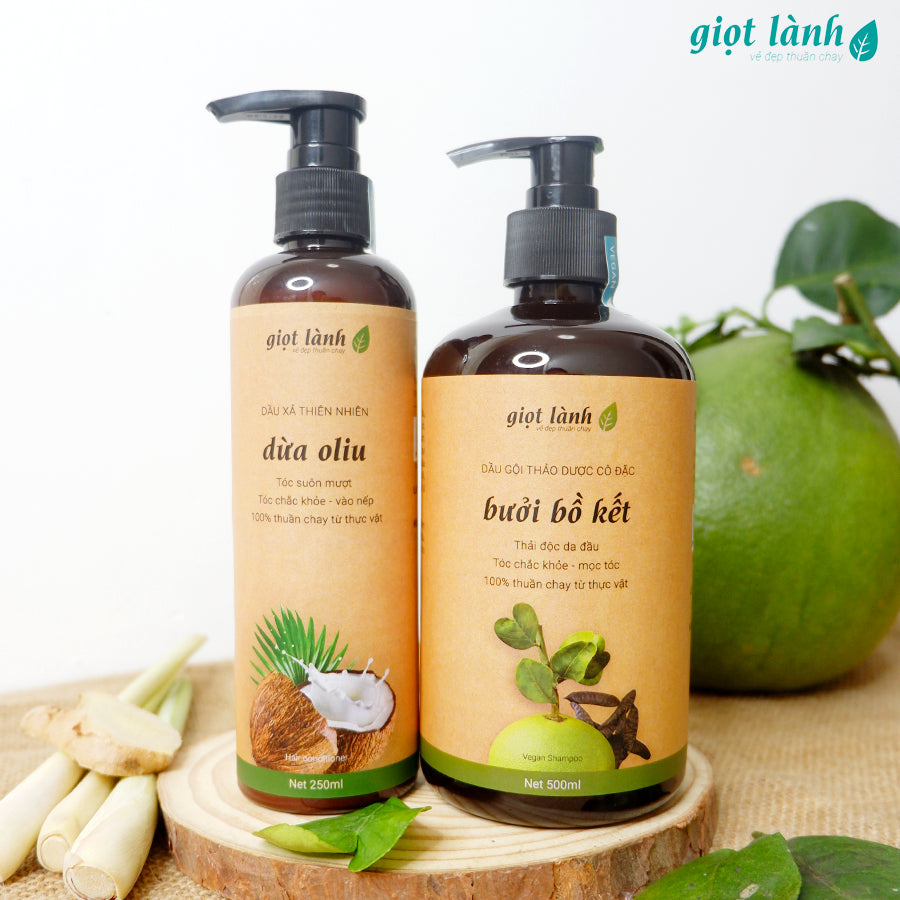 2 bottles - Dau Goi Giot Lanh Giam Rung Toc, Kich Thich Moc toc