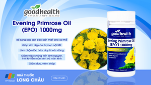 Viên uống Evening Primrose Oil (EPO) 1000mg Goodhealth cải thiện nội tiết tố nữ (70 viên)
