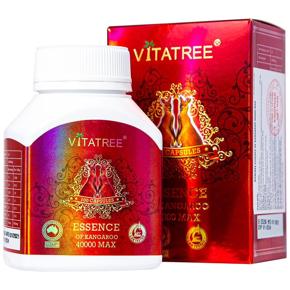 Viên uống Essence Of Kangaroo 40000 Max Vitatree tăng cường sức khỏe nam giới (100 viên)