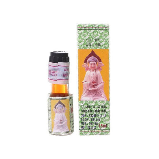 1 x 1.5ml Dau Phat Linh Truong Son - Medicated Essential Oil - BIG BOTTLE ; NEW