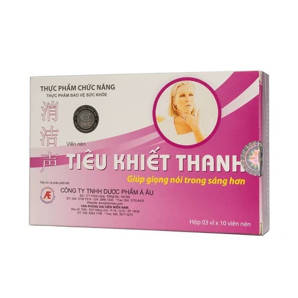 01 Box - Tieu Khiet Thanh - Treatment Laryngitis, Tonsillitis, Hoarseness, Loss Of Sound
