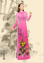 Load image into Gallery viewer, 01 Set - Ao Dai - Traditional Vietnamese Long Dress Collections with Pants - Silk 3D - All Size
