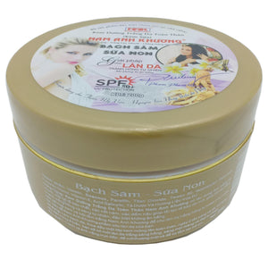 NAM ANH KHƯƠNG - Kem dưỡng trắng da toàn thân dưỡng chất Bạch sâm và Sữa non (200g)