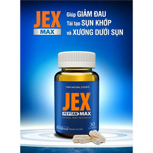 02 Boxs - Jex max bổ khớp, tái tạo sụn khớp - Lọ 30 viên - Made In USA
