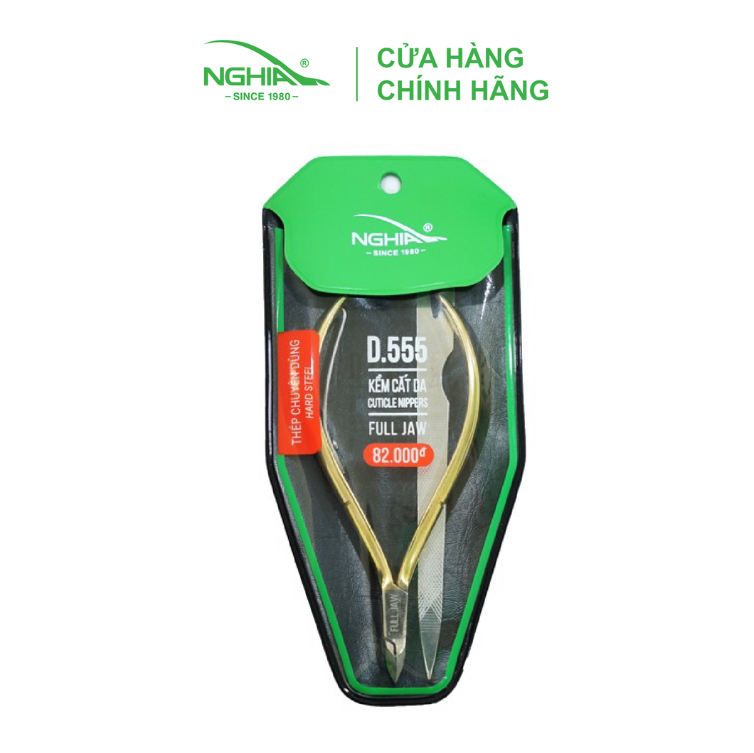 05 PCS - Kềm Chuyên Dụng -  Kềm Nghĩa -  Nghia Cuticle Nippers D-555
