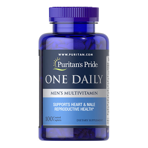 Thực Phẩm Chức Năng - Tăng Cường Sức Khỏe Cho Nam Giới Vitamin Và Khoáng Chất Puritan'S Pride One Daily Men'S Multivitamin (100 Viên)