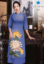 Load image into Gallery viewer, 01 Set - Ao Dai - Traditional Vietnamese Long Dress Collections with Pants - Silk 3D - All Size
