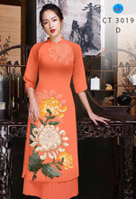 Load image into Gallery viewer, 01 Set - Ao Dai - Traditional Vietnamese Long Dress Collections with Pants - Silk 3D - All Size
