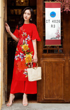 Load image into Gallery viewer, 01 Set - Ao Dai - Traditional Vietnamese Long Dress Collections with Pants - Silk 3D - All Size

