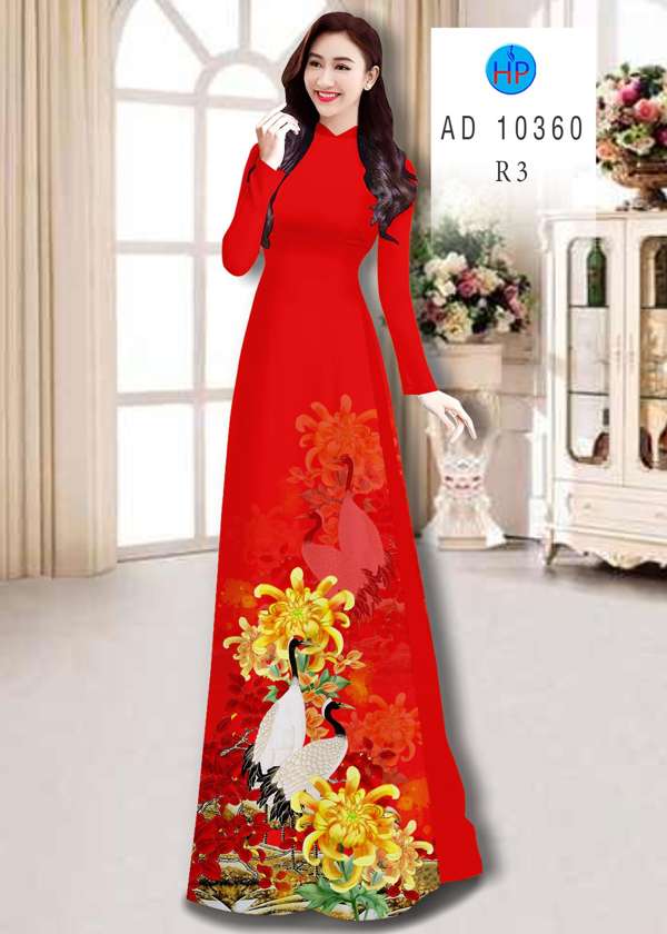 01 Set - Ao Dai - Traditional Vietnamese Long Dress Collections with Pants - Silk 3D - All Size