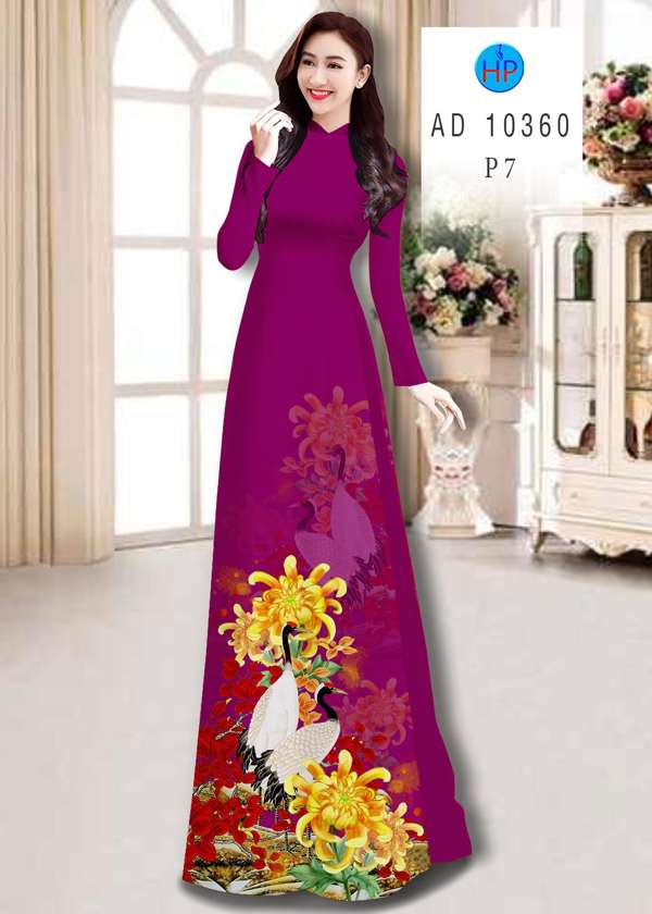 01 Set - Ao Dai - Traditional Vietnamese Long Dress Collections with Pants - Silk 3D - All Size