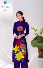 Load image into Gallery viewer, 01 Set - Ao Dai - Traditional Vietnamese Long Dress Collections with Pants - Silk 3D - All Size

